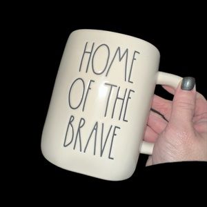 NWT Rae Dunn “Home of the Brave” ceramic mug